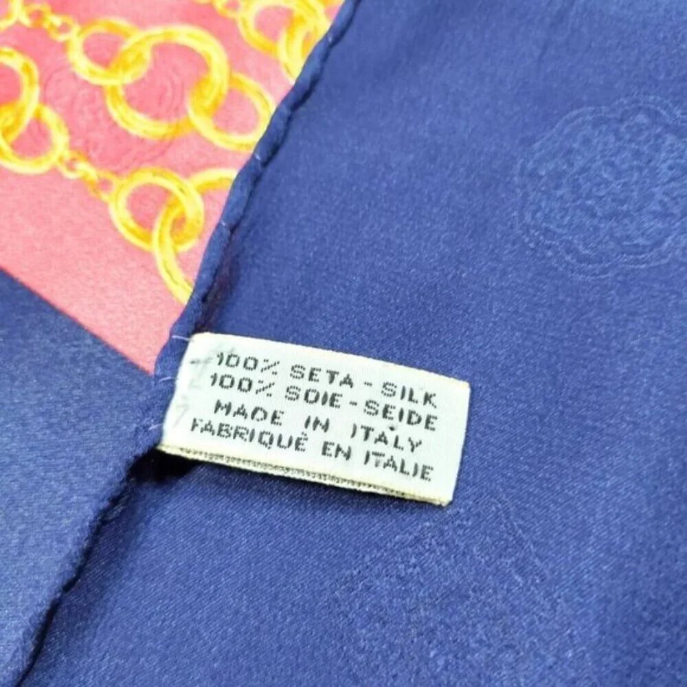 Chanel Scarf Multicolor Silk100% 122-080524 - Picture 9 of 10